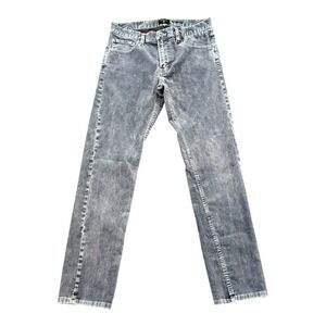 Quiksilver Mens Blue Gray Corduroy Pants Straight Tapered Fit Casual Size 30